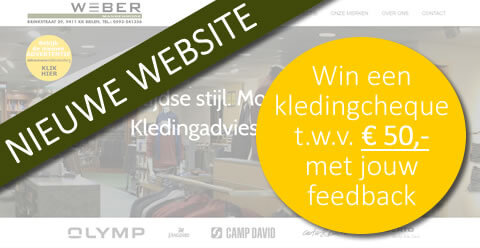 Exclusieve actie: nieuwe website